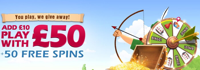 Robin Hood Bingo Promo Code