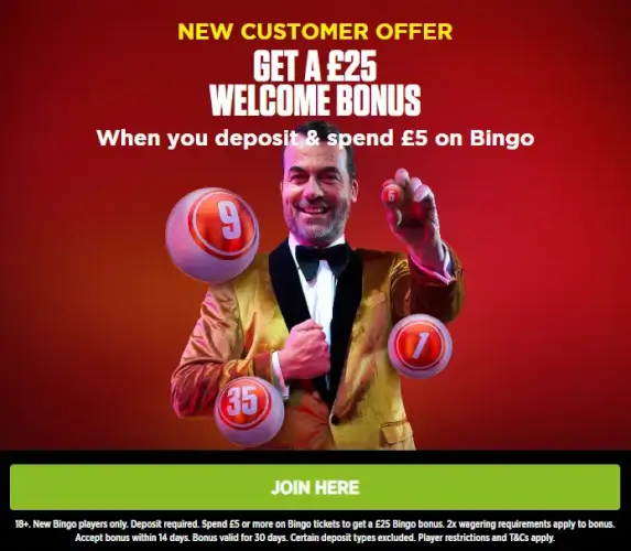 Ladbrokes bingo bonus