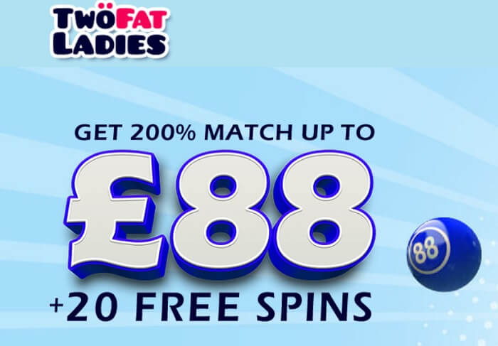 Two Fat Ladies Bingo Welcome Offer