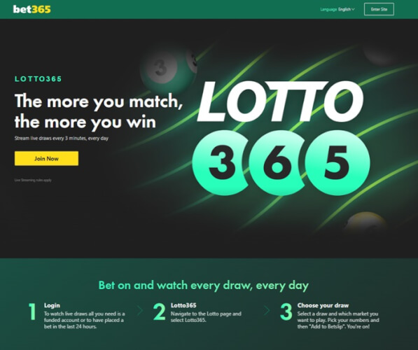 Other Lotteries Offered by bet365
