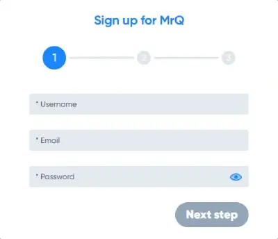 MrQ Registration Process